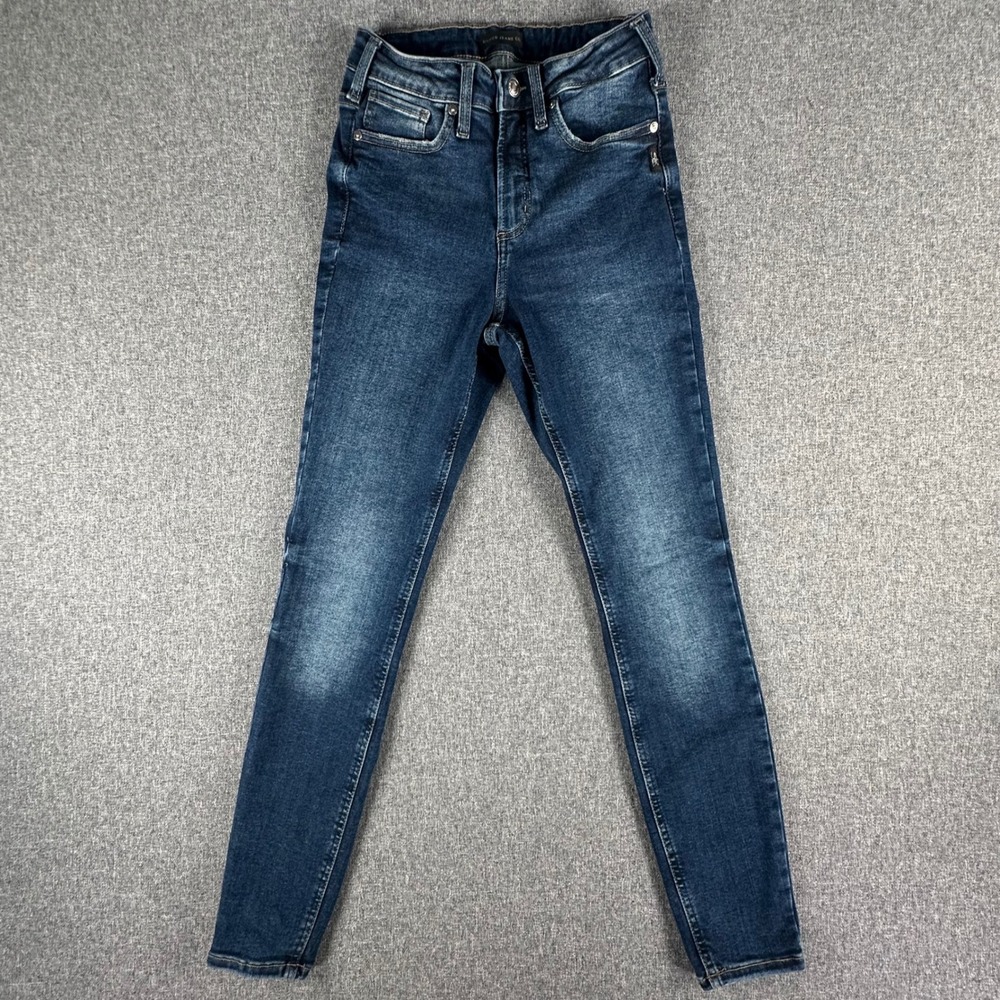 Silver Jeans Co. Jeans Womens S/P L29 Infinite Fit Dark Wash High Stretch Skinny